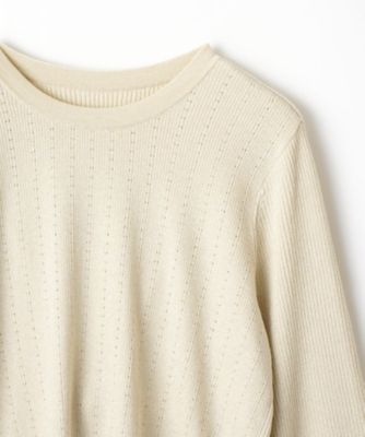 アイレットラメニットプルオーバー