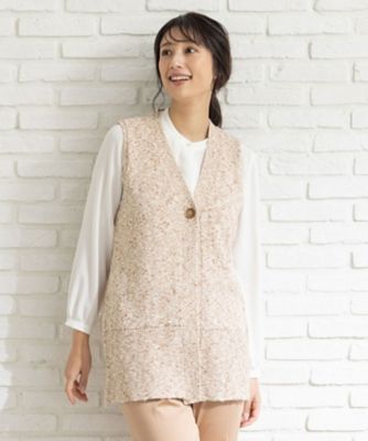 ＜Leilian plus house (Women/大きいサイズ)＞ニットベスト