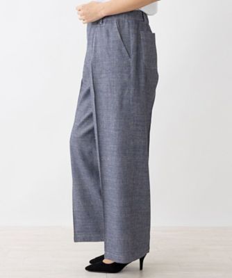 タックワイドパンツ