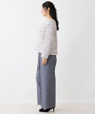 タックワイドパンツ