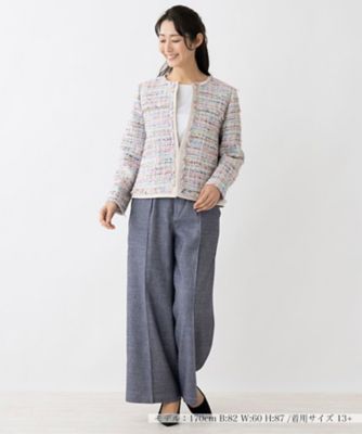 タックワイドパンツ
