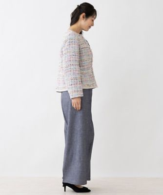 タックワイドパンツ