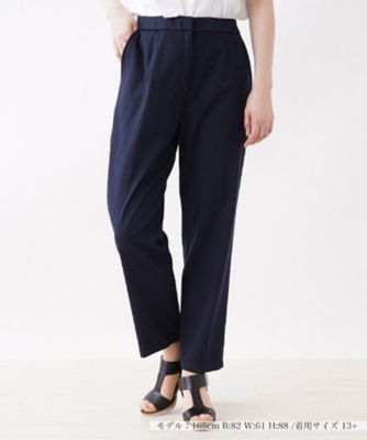 ＜Leilian plus house (Women/大きいサイズ)＞【プラス企画】アンクル丈テーパードパンツ