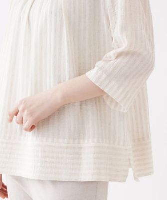 シャーリングスリーブブラウス【ROCHAS Premiere 
