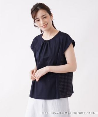 ＜Leilian plus house (Women/大きいサイズ)＞フレンチスリーブカットソー