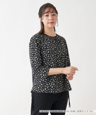 ＜Leilian plus house (Women/大きいサイズ)＞花柄プルオーバー【プラス企画】