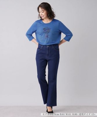 ブーツカットシルエットデニムパンツ【Ｌ　ＪＥＡＮＳ】