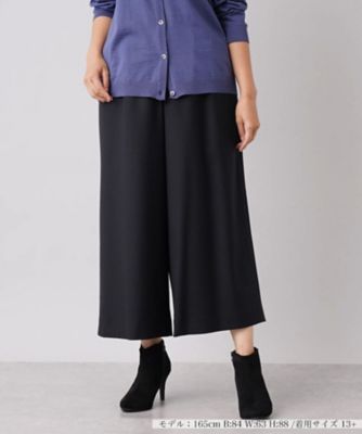 Leilian plus house (Women/大きいサイズ)/レリアン　プラスハウス コンフォートストレッチワイドパンツ