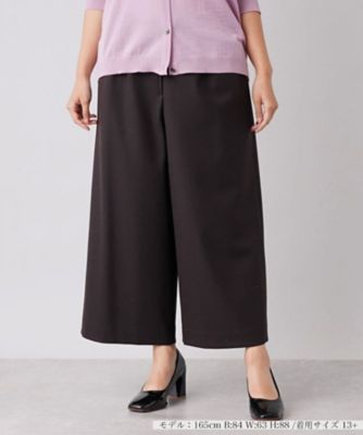 ＜Leilian plus house (Women/大きいサイズ)＞コンフォートストレッチワイドパンツ