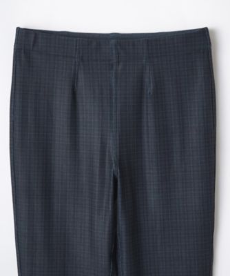 リバーシブルスリムクロップドパンツ