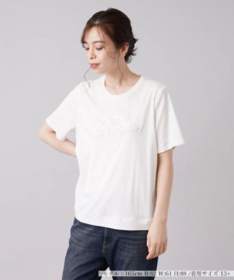 ＜Leilian plus house (Women/大きいサイズ)＞ロゴＴシャツ