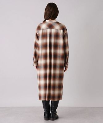 レリアン チェック ロングシャツ ワンピース 楽天市場】チェック柄