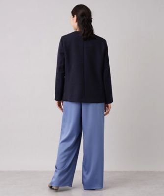 ノーカラーショートコート【ｍｙ　ｐｅｒｆｅｃｔ　ｗａｒｄｒｏｂｅ】