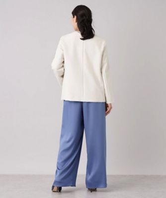 ノーカラーショートコート【ｍｙ　ｐｅｒｆｅｃｔ　ｗａｒｄｒｏｂｅ】