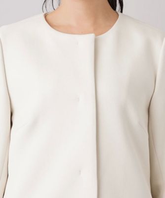 ノーカラーショートコート【ｍｙ　ｐｅｒｆｅｃｔ　ｗａｒｄｒｏｂｅ】