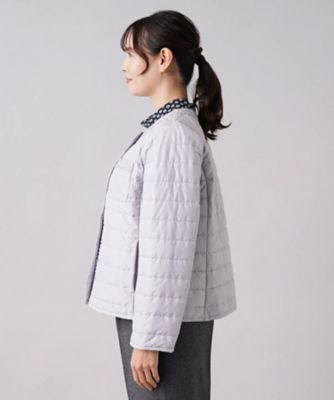 ブレードチュールノーカラーキルトジャケット