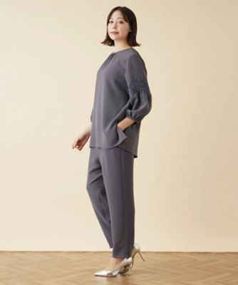 クロップドイージーパンツ | Leilian plus house (Women/大きい