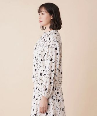 【セレモニー】【セットアップ対応商品】洗えるスモックブラウス