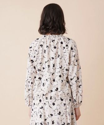 【セレモニー】【セットアップ対応商品】洗えるスモックブラウス