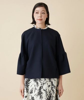 ノーカラージャケット | Leilian plus house (Women/大きい