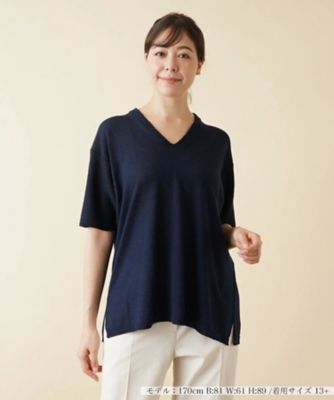 ＜Leilian plus house (Women/大きいサイズ)＞Ｖネックニットセ　タ　