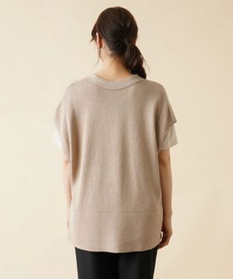 Vネックニットベスト【my Perfect wardrobe