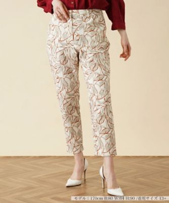 ＜Leilian plus house (Women/大きいサイズ)＞プリントアンクルパンツ