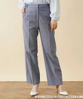 ＜Leilian plus house (Women/大きいサイズ)＞ワイドストレートパンツ【ＲＯＣＨＡＳ　Ｐｒｅｍｉｅｒｅ】