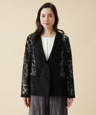 ＜Leilian plus house (Women/大きいサイズ)＞レースブレザー【プラス企画】