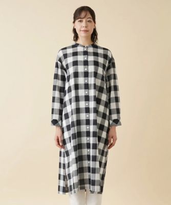 チェック柄チュニックシャツ【プラス企画】 | Leilian plus