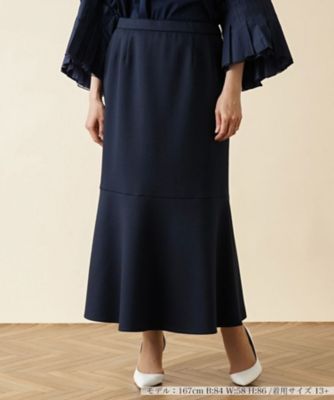 ＜Leilian plus house (Women/大きいサイズ)＞マーメイドロングスカート【ＮＥＭＩＫＡ】