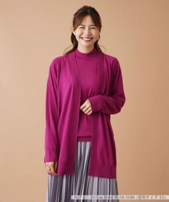 ＜Leilian plus house (Women/大きいサイズ)＞【店舗人気】トッパーカーディガン【ＧＥＭＭＡ】