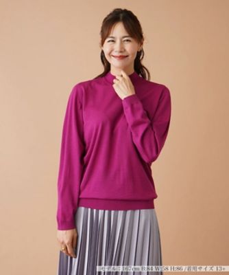 ＜Leilian plus house (Women/大きいサイズ)＞ハイネックニット【ＧＥＭＭＡ】