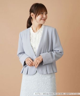 ＜Leilian plus house (Women/大きいサイズ)＞【セットアップ対応商品】セレモニージャケット【セレモニー】
