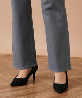 ストレッチブーツカットデニムパンツ【Ｌ　ＪＥＡＮＳ】