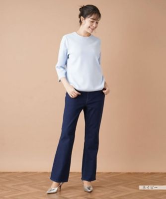ストレッチブーツカットデニムパンツ【Ｌ　ＪＥＡＮＳ】