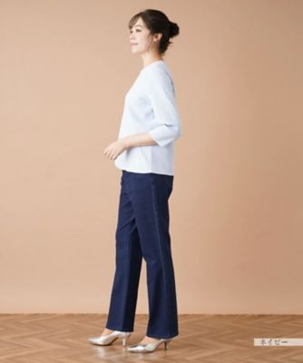 ストレッチブーツカットデニムパンツ【Ｌ　ＪＥＡＮＳ】