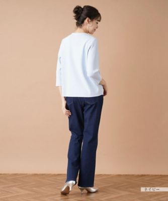 ストレッチブーツカットデニムパンツ【Ｌ　ＪＥＡＮＳ】
