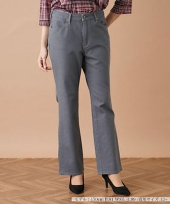 ストレッチブーツカットデニムパンツ【Ｌ　ＪＥＡＮＳ】