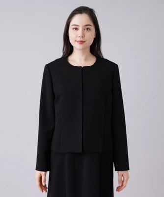 【ブラックフォーマル】ジャケット×ワンピーススーツ