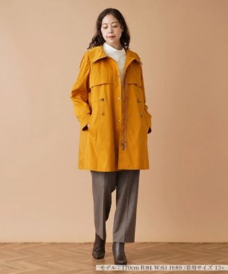 はっ水フード付きハーフコート【店舗人気】