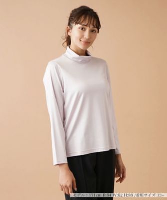 ＜Leilian plus house (Women/大きいサイズ)＞【店舗人気】ハイネックカットソー