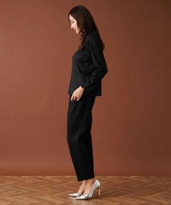 ストレッチシルクハイネックカットソー | Leilian plus house