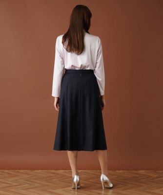 ストレッチシルクハイネックカットソー