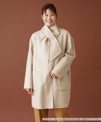 ＜Leilian plus house (Women/大きいサイズ)＞リバーシブルコート