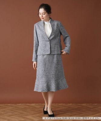 ＜Leilian plus house (Women/大きいサイズ)＞ツイードスーツ【セレモニー】