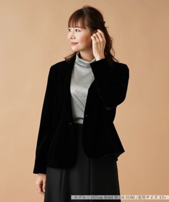 ＜Leilian plus house (Women/大きいサイズ)＞パイルブレザー【セレモニー】
