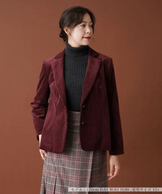 ＜Leilian plus house (Women/大きいサイズ)＞コーデュロイジャケット