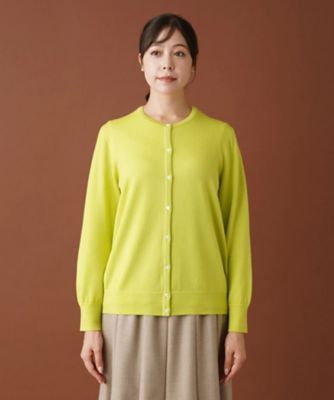 クルーネックカーディガン