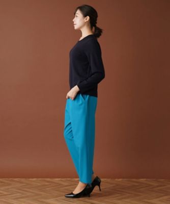 クルーネックニットプルオーバー | Leilian plus house (Women